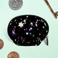 Star Ball About Pile Christmas Accessory Pouches (small)  by Nexatart