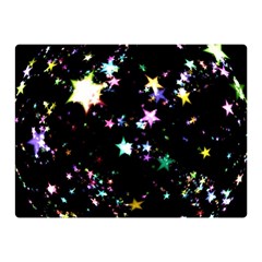 Star Ball About Pile Christmas Double Sided Flano Blanket (mini)  by Nexatart