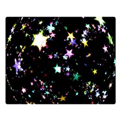 Star Ball About Pile Christmas Double Sided Flano Blanket (large)  by Nexatart