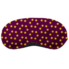 Star Christmas Red Yellow Sleeping Masks by Nexatart