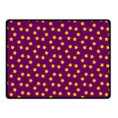 Star Christmas Red Yellow Double Sided Fleece Blanket (small)  by Nexatart