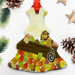 Squirrel Christmas Tree Ornament (two Sides) by Nexatart