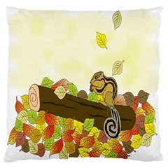 Squirrel Standard Flano Cushion Case (two Sides) by Nexatart