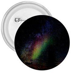 Starry Sky Galaxy Star Milky Way 3  Buttons by Nexatart