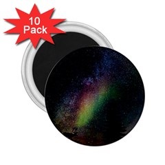 Starry Sky Galaxy Star Milky Way 2 25  Magnets (10 Pack)  by Nexatart