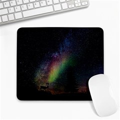 Starry Sky Galaxy Star Milky Way Large Mousepads by Nexatart