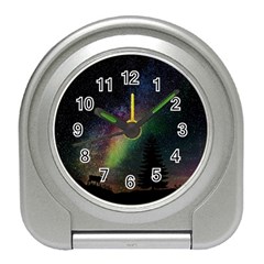 Starry Sky Galaxy Star Milky Way Travel Alarm Clocks by Nexatart