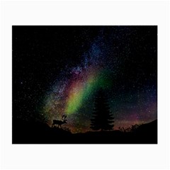 Starry Sky Galaxy Star Milky Way Small Glasses Cloth by Nexatart