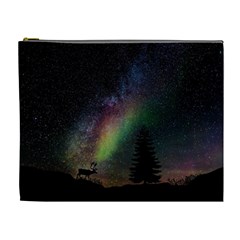 Starry Sky Galaxy Star Milky Way Cosmetic Bag (xl) by Nexatart