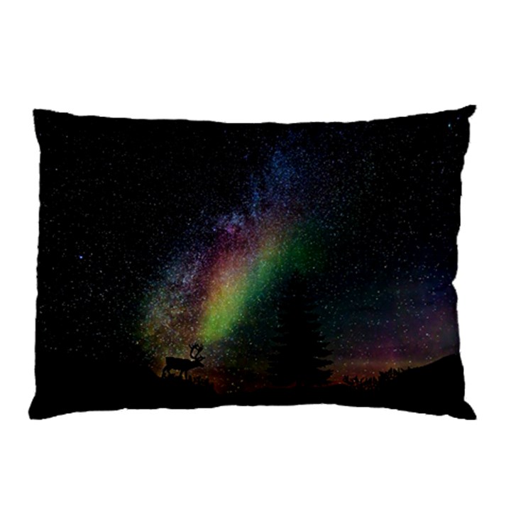 Starry Sky Galaxy Star Milky Way Pillow Case (Two Sides)