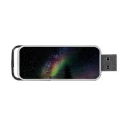 Starry Sky Galaxy Star Milky Way Portable Usb Flash (one Side) by Nexatart