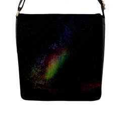 Starry Sky Galaxy Star Milky Way Flap Messenger Bag (l)  by Nexatart