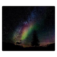 Starry Sky Galaxy Star Milky Way Double Sided Flano Blanket (small)  by Nexatart