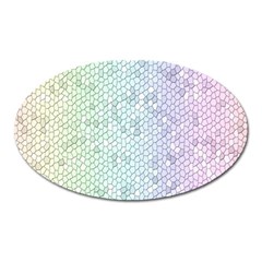 The Background Wallpaper Mosaic Oval Magnet