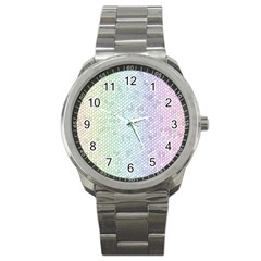 The Background Wallpaper Mosaic Sport Metal Watch