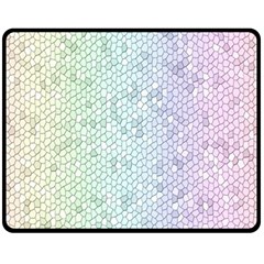 The Background Wallpaper Mosaic Fleece Blanket (medium)  by Nexatart