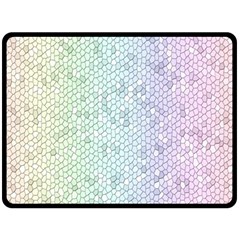 The Background Wallpaper Mosaic Double Sided Fleece Blanket (large)  by Nexatart