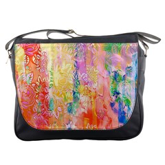 Watercolour Watercolor Paint Ink  Messenger Bags by Nexatart