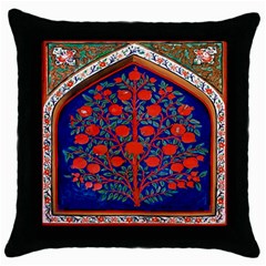 Tree Of Life Throw Pillow Case (black) by Nexatart