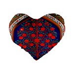 Tree Of Life Standard 16  Premium Flano Heart Shape Cushions Back