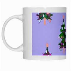 Watercolour Paint Dripping Ink  White Mugs