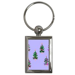 Watercolour Paint Dripping Ink  Key Chains (Rectangle) 