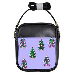 Watercolour Paint Dripping Ink  Girls Sling Bags