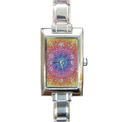 Tile Background Pattern Texture Rectangle Italian Charm Watch