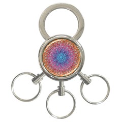 Tile Background Pattern Texture 3-ring Key Chains by Nexatart