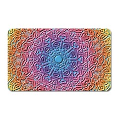 Tile Background Pattern Texture Magnet (rectangular) by Nexatart