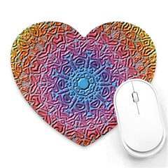 Tile Background Pattern Texture Heart Mousepads