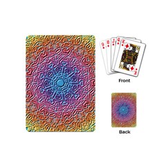 Tile Background Pattern Texture Playing Cards (Mini) 