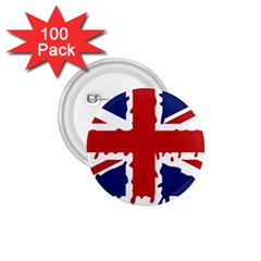 Uk Splat Flag 1 75  Buttons (100 Pack)  by Nexatart