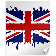 Uk Splat Flag Canvas 16  X 20   by Nexatart