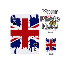 Uk Splat Flag Playing Cards 54 (mini)  by Nexatart