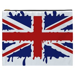 Uk Splat Flag Cosmetic Bag (xxxl)  by Nexatart