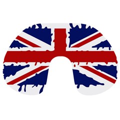 Uk Splat Flag Travel Neck Pillows by Nexatart