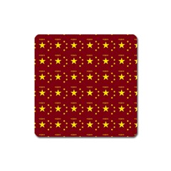 Chinese New Year Pattern Square Magnet by dflcprints