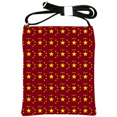 Chinese New Year Pattern Shoulder Sling Bags by dflcprints