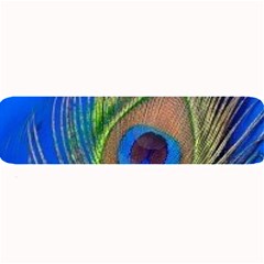 Blue Peacock Feather Large Bar Mats