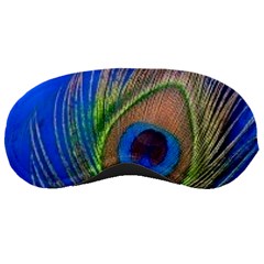 Blue Peacock Feather Sleeping Masks