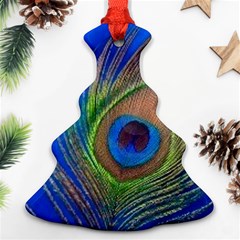 Blue Peacock Feather Ornament (Christmas Tree) 