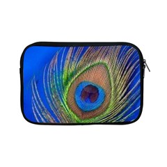 Blue Peacock Feather Apple iPad Mini Zipper Cases