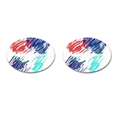 Scribbles                                                       			cufflinks (oval) by LalyLauraFLM