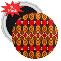 Ovals pattern                                                         			3  Magnet (10 pack)