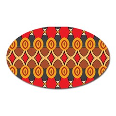 Ovals Pattern                                                         			magnet (oval) by LalyLauraFLM