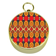 Ovals Pattern                                                         			gold Compass by LalyLauraFLM