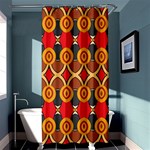 Ovals pattern                                                        	Shower Curtain 36  x 72  Curtain(36 X72 ) - 33.26 x66.24  Curtain(36 X72 )