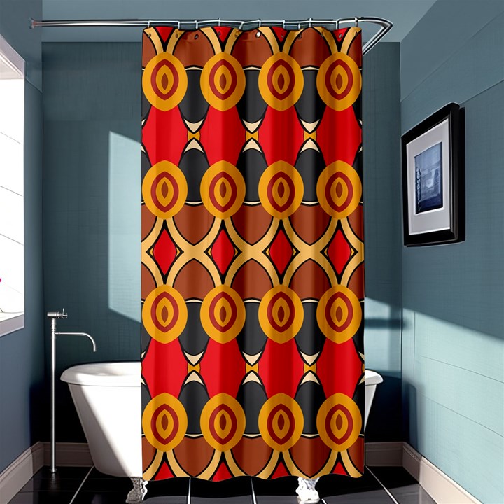 Ovals pattern                                                        	Shower Curtain 36  x 72 