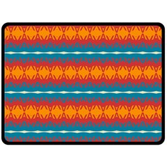 Shapes Rows                                                         Fleece Blanket by LalyLauraFLM